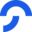 k8up logo, a minimalist logo of a small blue hill with line starting the right going into the hill